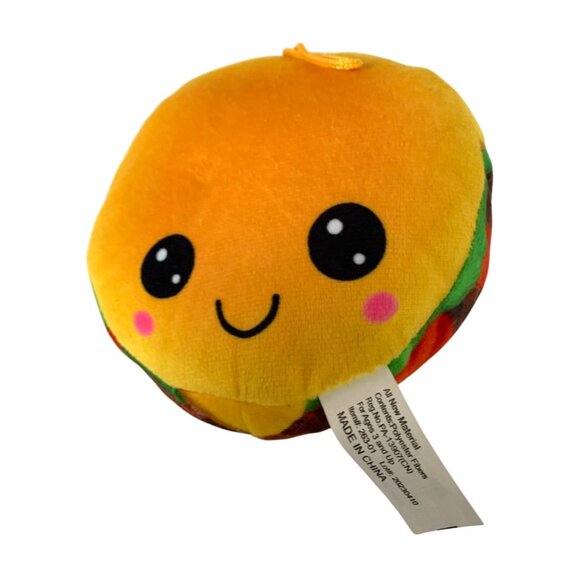 Fun & Fun Toys Plush Cheeseburger Stuffed Animal Doll Toy 6 in Wide - Picture 1 of 3